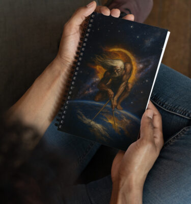 The Great Mathematician Spiral notebook