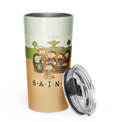 Heaven&rsquo;s Couch &ndash; Communion of Saints stainless steel tumbler